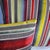 S. Harris Siri Stripe in Sanguine Lumbar Pillow Cover For Sale In Portland, OR - Image 6 of 7