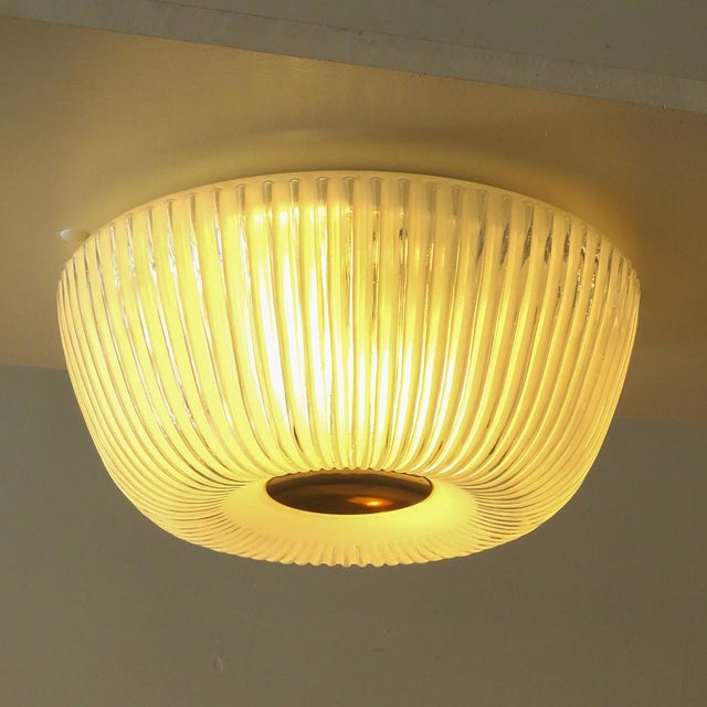German Flush Mount Light by Limburg, 1960 For Sale - Image 10 of 10