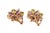 Contemporary Estate 10.60ct Diamond Peridot Amethyst 14k Gold Flower Earrings, 2 pieces For Sale - Image 3 of 5