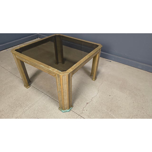 Brutalist Cast Bronze Side Tables from Peter Van Heeck, 1970s For Sale - Image 10 of 12