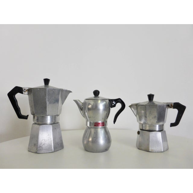 Vintage Signora Coffee Pots or Cafetières, Italy, 1960s, Set of 3 For Sale - Image 15 of 15