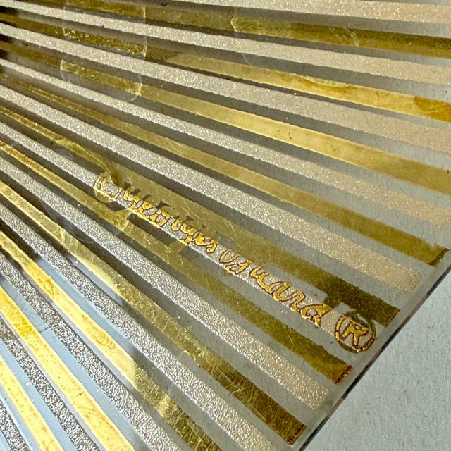 Georges Briard Egyptian Pharaoh Gold Leaf Vide-Poche Dish For Sale - Image 10 of 12