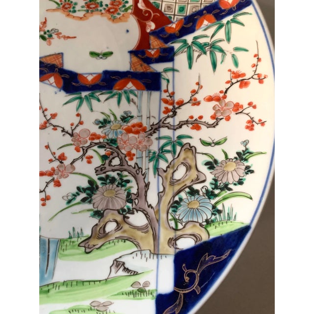 Mid 19th Century Meiji Japanese Porcelain Imari Charger For Sale - Image 12 of 13