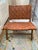 Brand New, with Tags, Teak Woven Leather Chair by Elk Group International