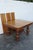 Victorian 1880s Tiger Oak Heavy Carved Dinette Dining Table and 3 Leaves 5754 For Sale - Image 4 of 12