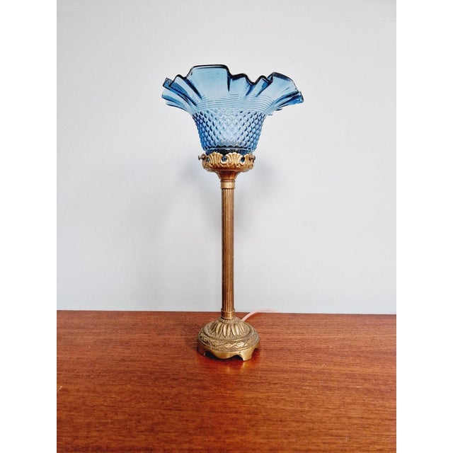 Table Lamp in Gilded Bronze For Sale - Image 15 of 16