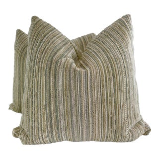 Kravet Couture "City Living" in Fawn 22" Pillows-A Pair For Sale