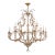 Imposing Gilt-Iron & Crystal Basket-Form 25-Light Chandelier For Sale