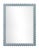Contemporary Fleur Home Carnival Chaos Rectangle Mirror in Parma Gray, 36x48 For Sale - Image 3 of 3