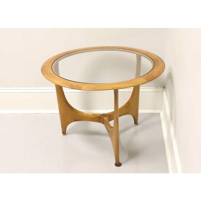 Lane "Silhouette" MCM Round End Side Table Chairish