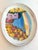 Mid-Century Modern Pair of Mid 20th Century Vietri La Fenice Italian Hand Painted Large Platters For Sale - Image 3 of 7