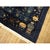 1920s Antique Navy Blue Vase Floral Deco Antique Chinese Peking Knotted Rug For Sale - Image 9 of 9