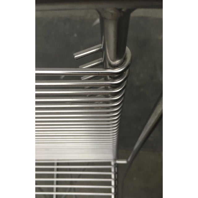 German 2nd Generation Kreuzschwinger Bar Stools by Till Behrens for Till Behrens Systeme, 2000s, Set of 4 For Sale - Image 10 of 18