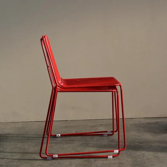 Not Yet Made - Made To Order Set of Stackable Baiadera Dining Chair by Giancarlo Cutello for equilibri-furniture For Sale - Image 5 of 9