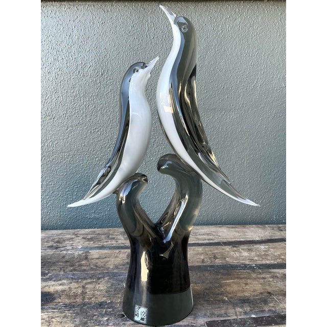 Vintage Italian Murano Seguso Glass Birds For Sale - Image 10 of 12