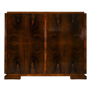 Art Deco Wardrobe in Palisander by T Woonhuys, Netherlands, 1930s For Sale