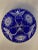 Traditional Vintage Cobalt Blue Crystal Bowl For Sale - Image 3 of 7