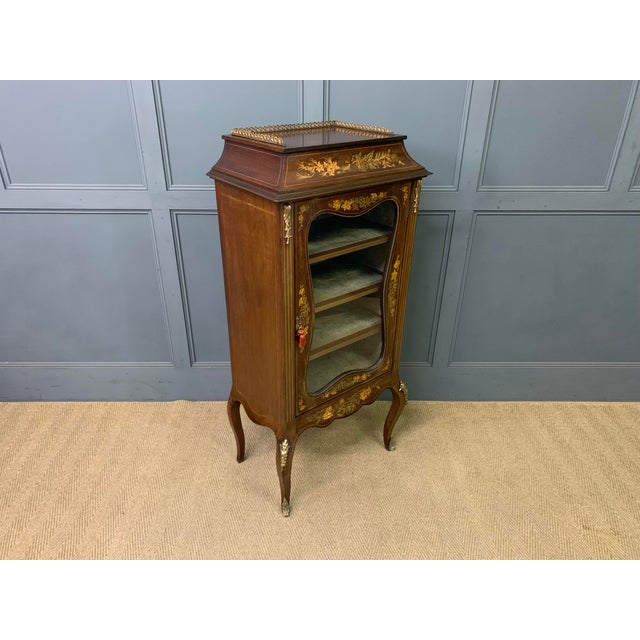 Inlaid Mahogany Cabinet, 1900 For Sale - Image 4 of 18