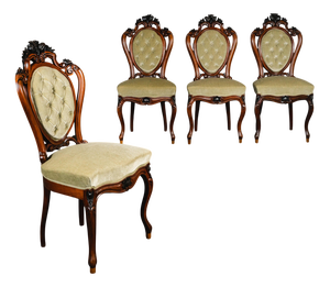 Louis Philippe Chairs, Late 19th Century, Set of 4