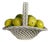 Vintage 1960s Italian Majolica Ceramic Lemon Basket With Handle For Sale