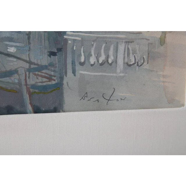 Traditional Early 20th Century Cecil Beaton Grand Canal of Venice Watercolor Painting For Sale - Image 3 of 9