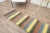 Striped Colorful Turkish Vintage Runner Rug Kilim For Sale In San Francisco - Image 6 of 9