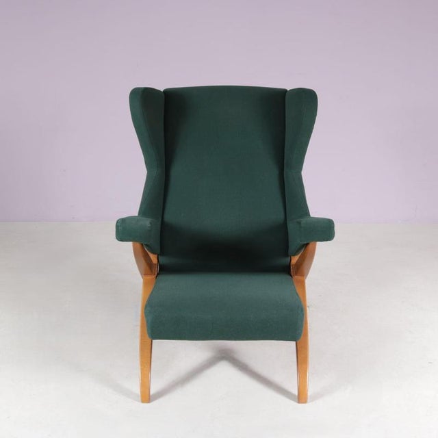 Vintage Italian Fiorenza High Back Easy Chair by Franco Albini for Arflex, 1980s For Sale - Image 6 of 13