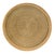 2020s Flora 42 in. W Round Rattan Dining Table with Glass Top, Natural Rattan For Sale - Image 5 of 6