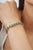 Emerald Regal 12 Ct Emerald & Diamond Line Tennis Bracelet in 925 Sterling Silver, 7 Inch For Sale - Image 8 of 14