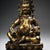 1940s Gilt Bronze Jambhala (Yellow Wealth God) Statue - 7.1" Tall For Sale - Image 4 of 6