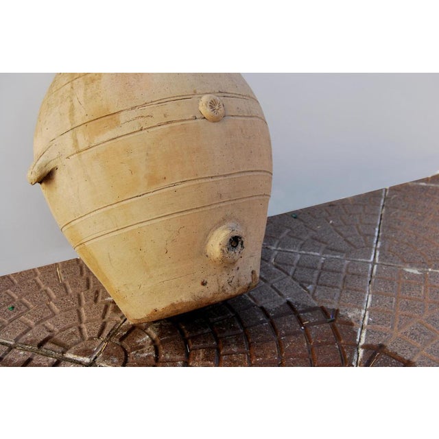 Olive Terracotta Jar, 1920s For Sale - Image 4 of 6