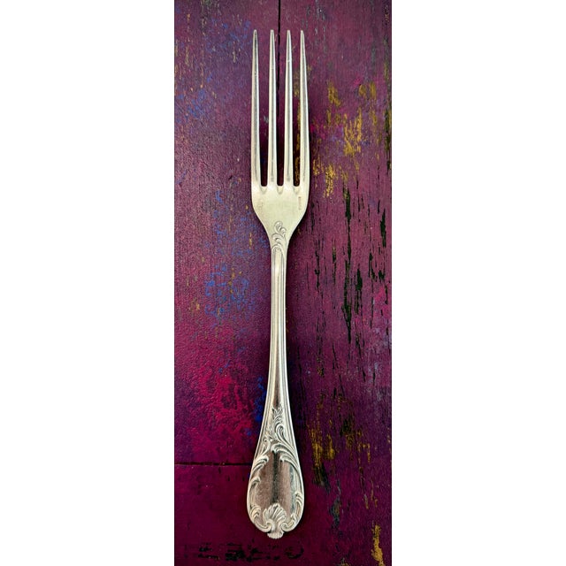 Metal 1920s Christofle “Marly” French Silver-Plated Flatware Set – 34 Pieces, Louis XIV Pattern For Sale - Image 7 of 10