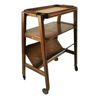 Italian Modern Bar Serving Cart, Italy, 1950s For Sale