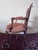 Brown Vintage Chateau d'Ax French Provincial Louis XV Fauteuil Armchair Suede Leather, Cane Back, Wernermeier Industries Inc For Sale - Image 8 of 12