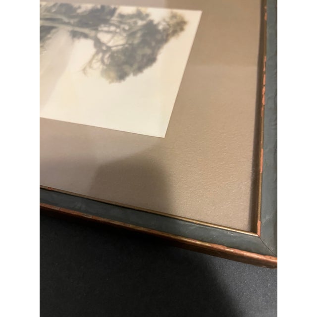 Antique Framed Coastal Landscape Print For Sale - Image 4 of 6