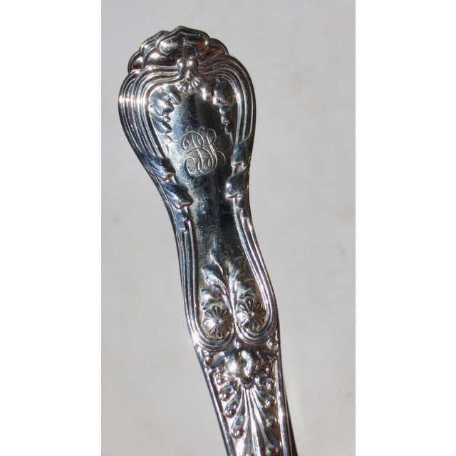 Silver Mid 20th Century Tiffany & Co English King Pattern Forks Silver Plate - Set of 12 For Sale - Image 8 of 8