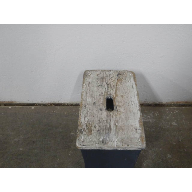 1960s Industrial Fir Stool, 1960s For Sale - Image 5 of 11
