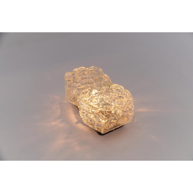 3D Wall Lamps in Glass, Germany, 1960s, Set of 2 For Sale - Image 9 of 11