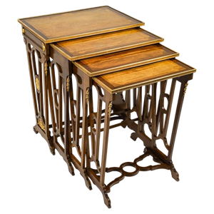 Antique Napoleon III Nesting Tables, Set of 4
