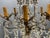 Large Beaded Crystal Florentine Chandelier, 1950s For Sale - Image 6 of 10