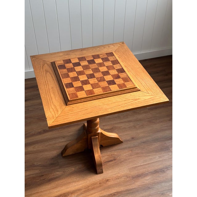 American Chess Table, Mid-20th Century For Sale - Image 12 of 17