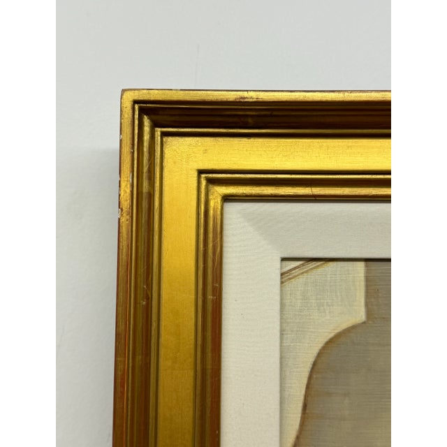 John Webster Realist Building exterior painting of windows. Acrylic on canvas "Upper windows end " 2008. 14 x 24 unframed,...