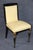 Set 12 Louis XVI Style Ebonized and Gilt Dining Chairs For Sale - Image 13 of 13