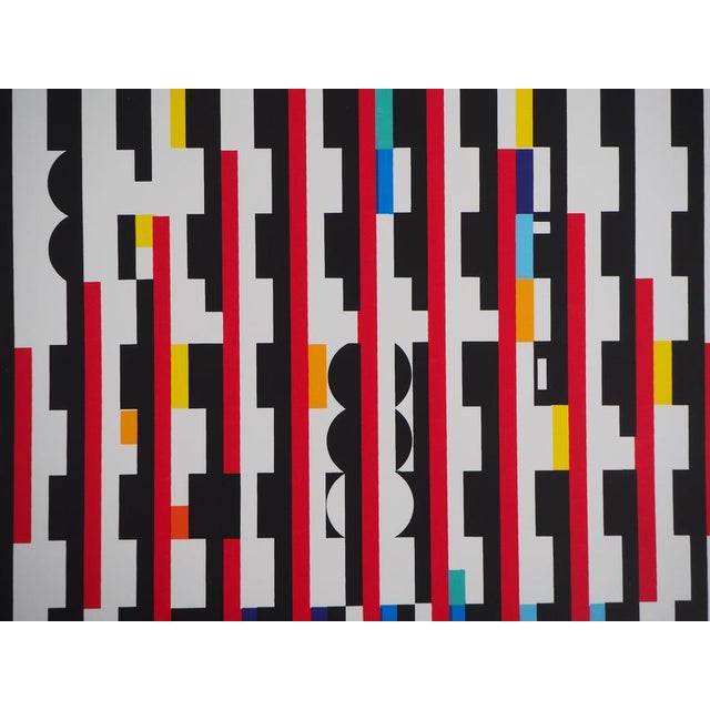 Yaacov Agam, Composition cinétique, Screen Print For Sale - Image 5 of 6