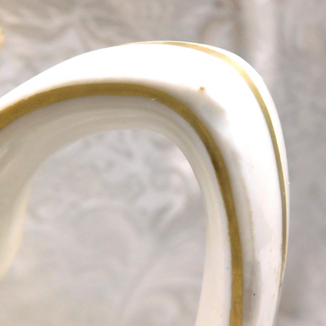 Late 18th Century Late 18th Century Reinhold Schlegelmilch Rs Prussia Chocoate Pot With Purple Trim For Sale - Image 5 of 15