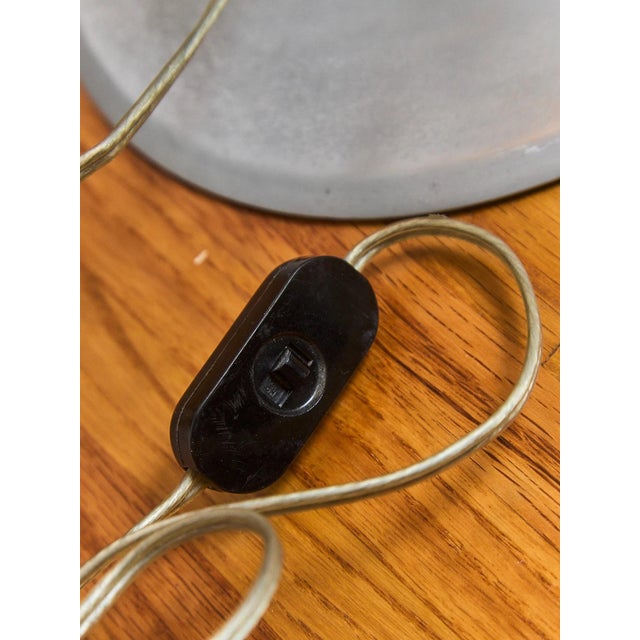 Mid 20th Century Art Deco Alabaster Shade Table Lamp by Boyd Lighting For Sale In Los Angeles - Image 6 of 9