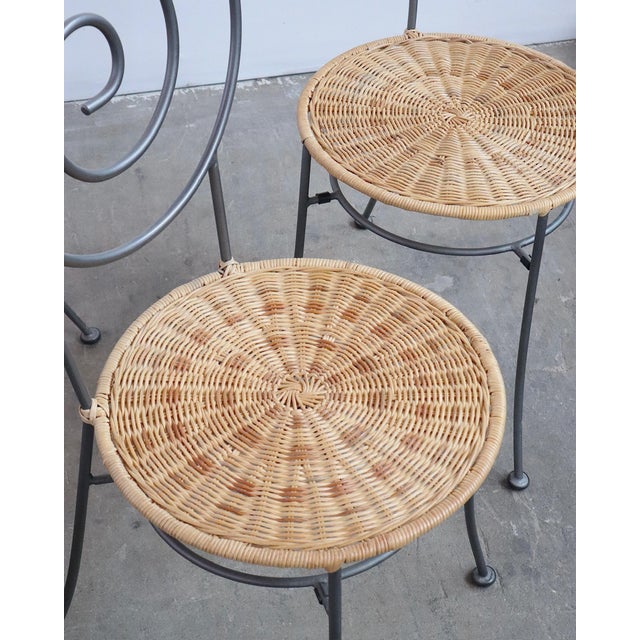 1990s Italian Sculptural Spiral Chairs, Set of Four For Sale In Los Angeles - Image 6 of 6