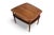 Mid 20th Century Mid 20th Century Large Peter Hvidt Solid Teak + Cane Side Table For Sale - Image 5 of 12