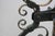 Antique Victorian Art Nouveau Scrolled Wrought Iron Tripod Garden Plant Stand For Sale - Image 13 of 16