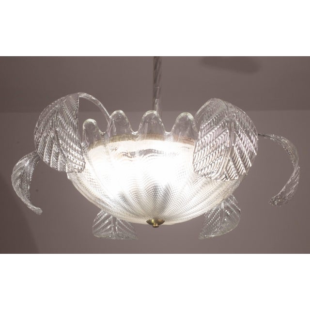 Art Decò, Barovier & Toso Pendant, Murano Glass, 1950s For Sale - Image 11 of 12